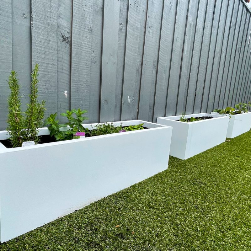 Rectangular Raised Plant Pot